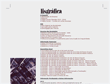 Tablet Screenshot of lisgrafica.pt